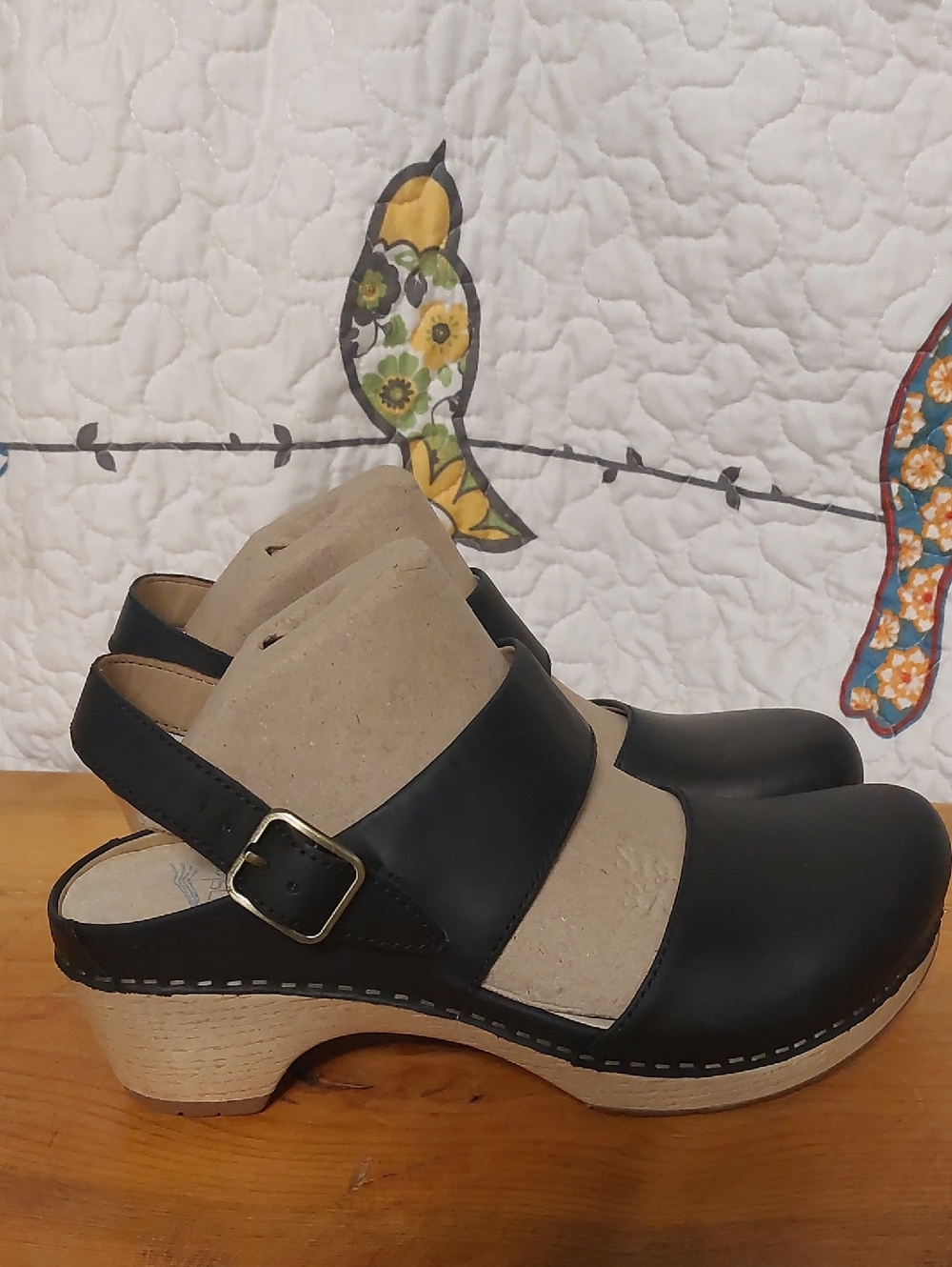 New Dansko Lucia Slingback Clog. Women’s Size 6.5-7 Black Oiled Leather